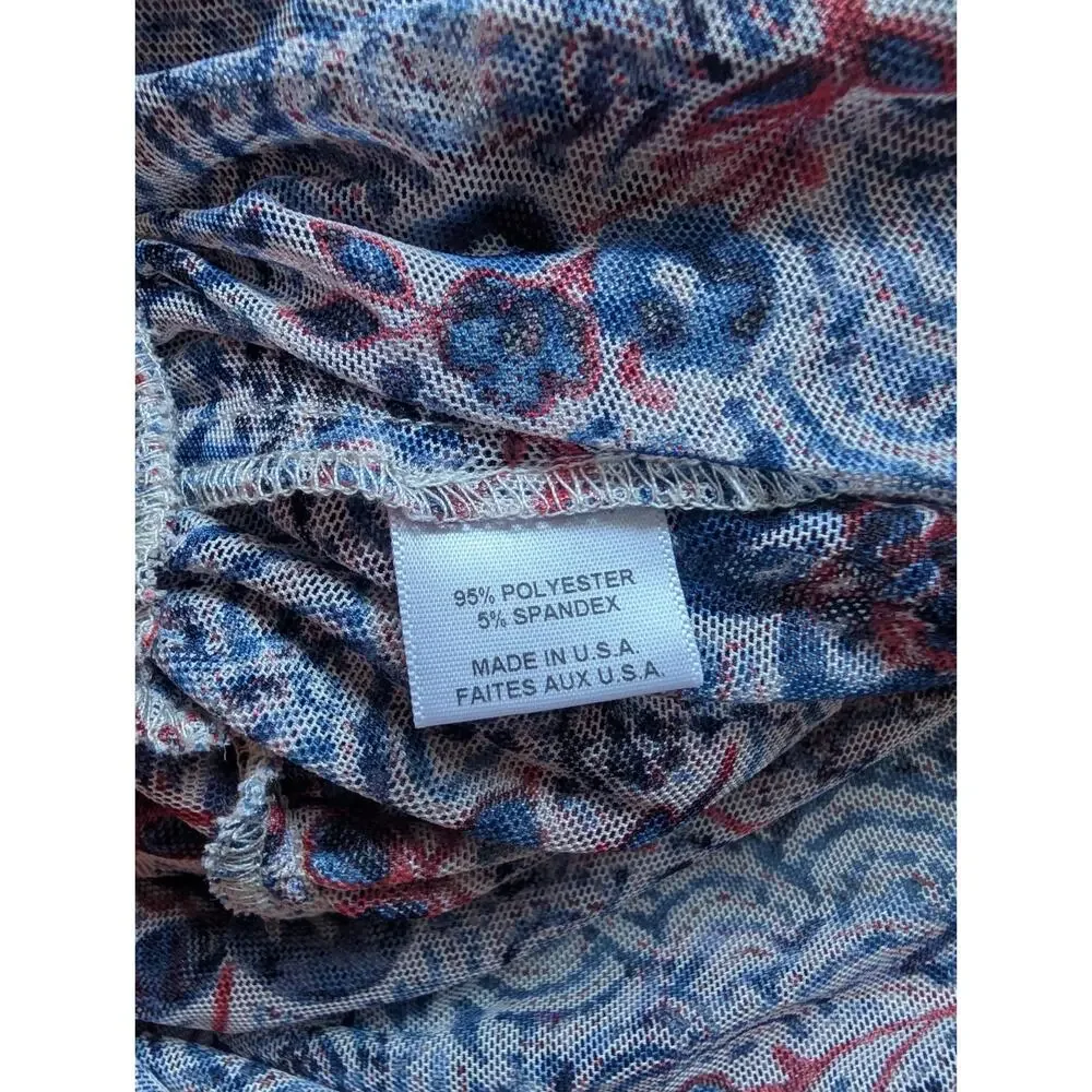 NWT MISA MISA LOS ANGELES Halter-Neck Mesh Midi Dress Size XS Blue #MB446 - Picture 9 of 11